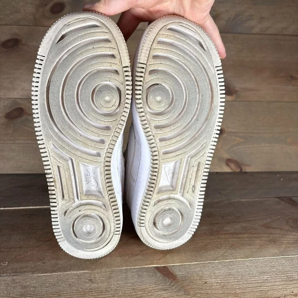 nike air force one shadow womens size 7 shoes white leather comfort sneakers
